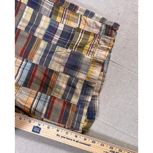 IZOD Mens Chino Patchwork Shorts Size 42 Inseam 9" Preppy Casual - Picture 5 of 7